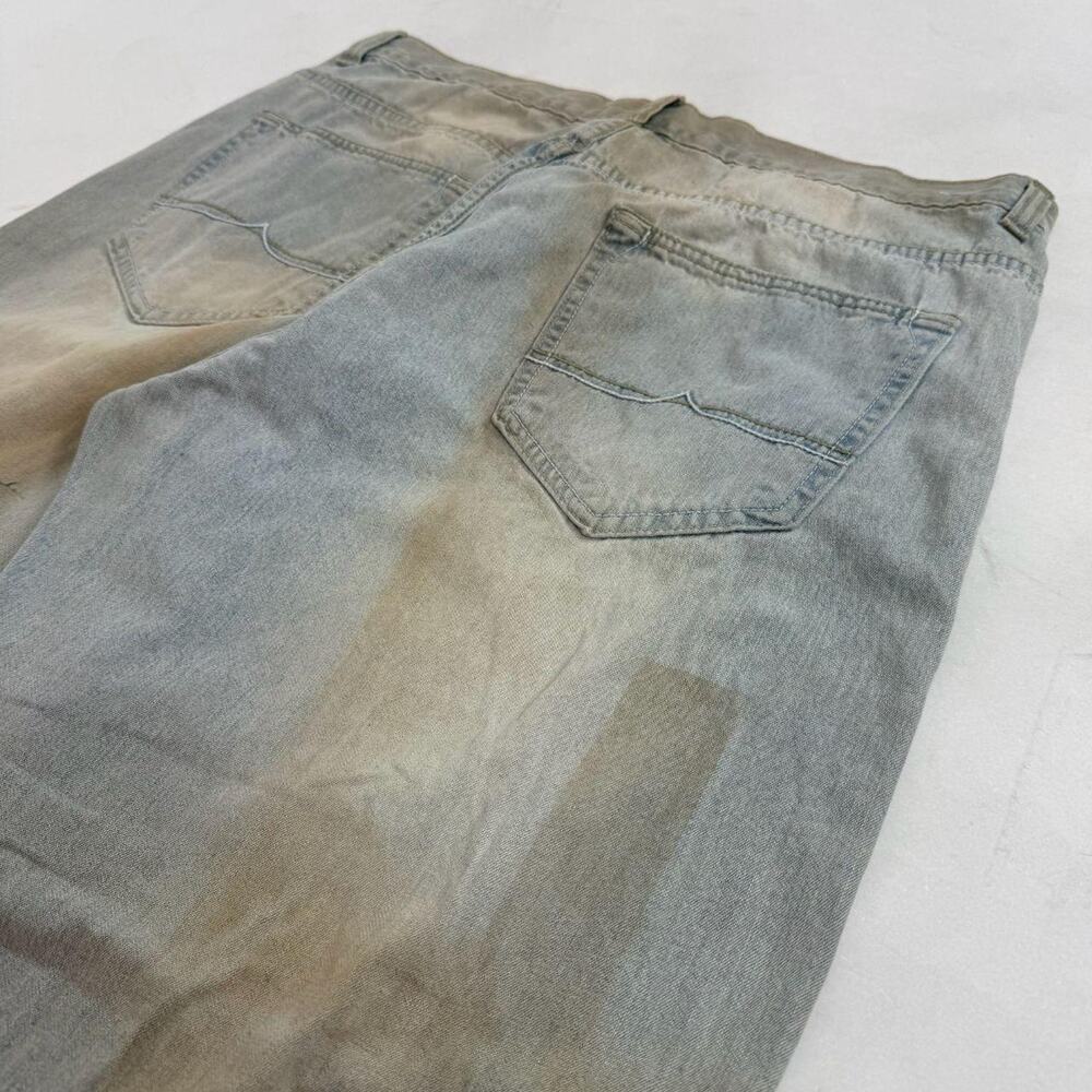 Vintage y2k grunge archive faded mudwash avirex skater rare jeans - Picture 2 of 6